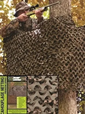 Mil-Tec maskovací síť 2.4x6m, BASIC LIGHT NET WOODLAND Cenový Hit