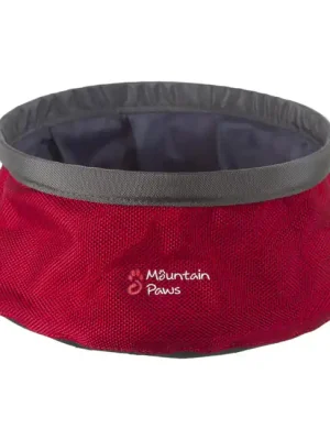 Přímo Od Výrobce Mountain Paws Miska na vodu pro psy, skládací L červená