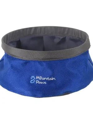 Akční Cena Mountain Paws Miska na vodu pro psy, skládací S modrá