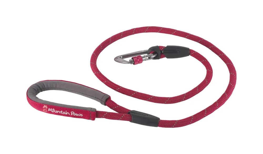Vodítko Mountain Paws s lanem červené Expresní Doručení