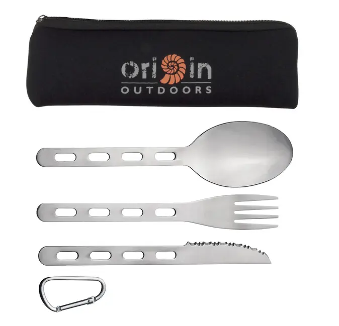 Vysoce Kvalitní Origin Outdoors Sada příborů Backcountry Wilderness