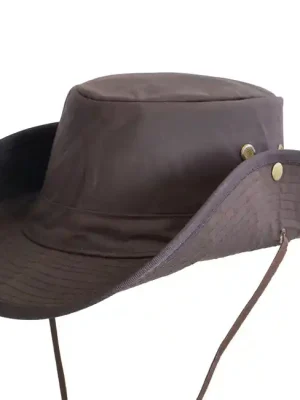 Origin Outdoor Crushable Hat Oilskin, hnědá Dokud Zásoby Vydrží