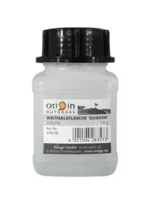 Cenová Bomba Origin Outdoors Kuboidní láhev se širokým hrdlem 250 ml průměr hrdla 50 mm