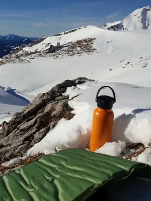 Origin Outdoors Retro Izolovaná láhev 0,5 l oranžová Nová Kolekce