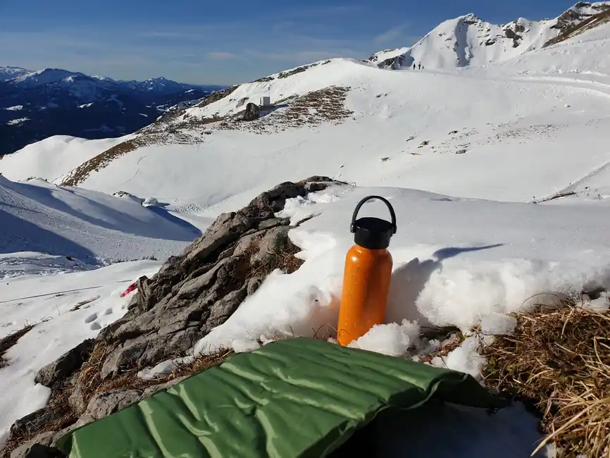 Origin Outdoors Retro Izolovaná láhev 0,5 l oranžová Nová Kolekce