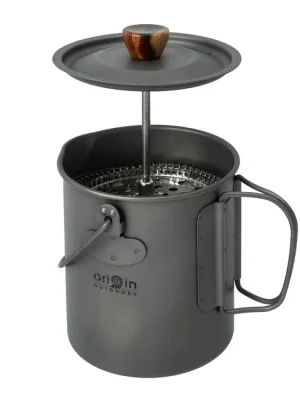 Značkový Origin Outdoors Titanium French Press 3 v 1 750 ml