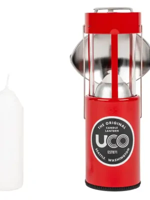 Přímo Od Výrobce Sada svítilen na svíčky UCO s reflektorem a neoprenovým pouzdrem červená