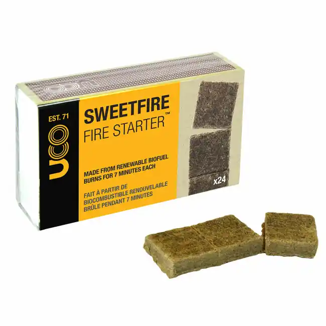 Nejlepší Volba UCO Sweetfire Tabs Ekologické podpalovače odolné proti bouřce