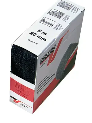 Vysoce Kvalitní Suchý zip na háček a fleece suchý zip černý 5 m samolepicí
