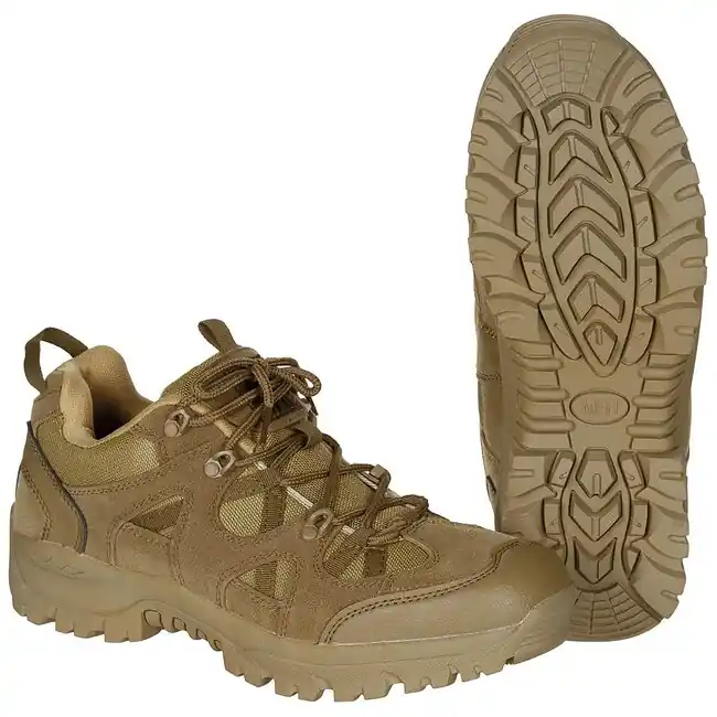 Sezónní Sleva Nízké taktické boty MFH Tactical, coyote tan