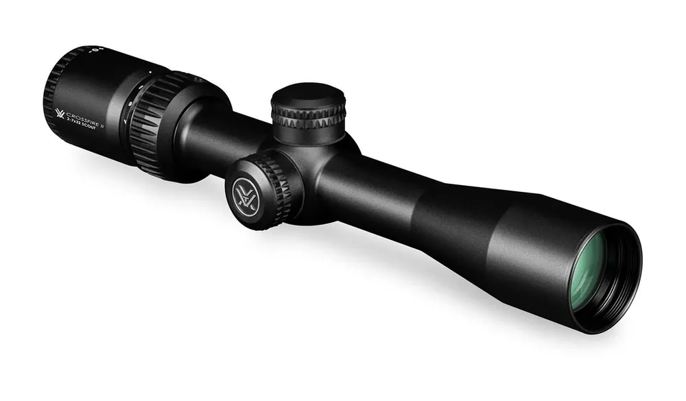 Vortex Optics Puškohled Crossfire® II 2-7x32 SFP V-Plex MOA Scout Časově Omezené