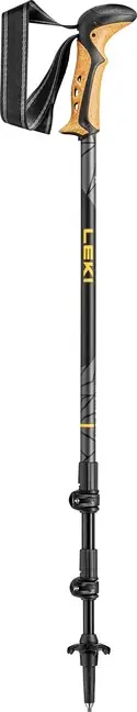 LEKI Trekingové hole Khumbu Lite, černá-tmavě antracitová-mango, 100 - 135 cm Dokud Zásoby Vydrží