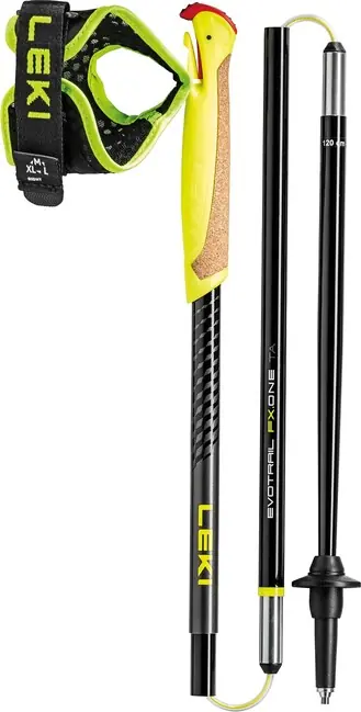 LEKI Trail Running hole Evotrail FX.One TA, černá-neonově žlutá-tmavá antracitová Speciální Cena