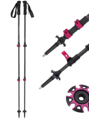 Oblíbený Trekingové hole CAMP pro ženy Backcountry Carbon W 66 - 125 cm