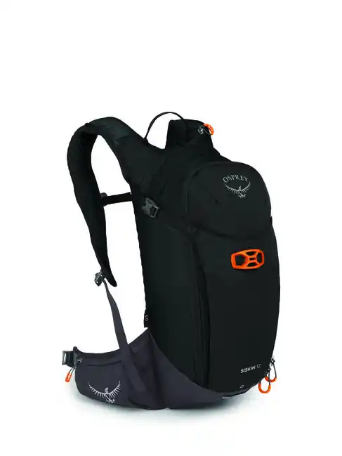 Cyklistický batoh OSPREY SISKIN 12L, černý Víkendová Akce
