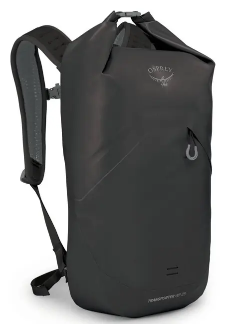 Značkový OSPREY městský batoh TRANSPORTER ROLL TOP WATERPROOF 25, černý