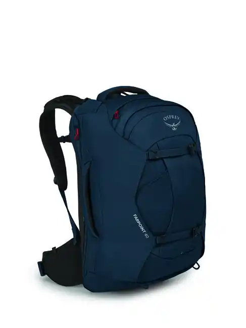 Cestovní batoh OSPREY FARPOINT 40, tlumená vesmírná modř Omezená Nabídka