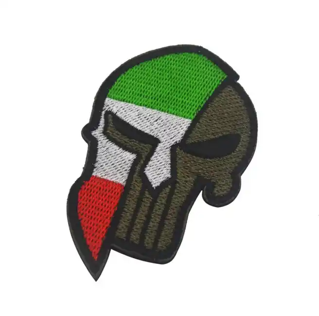 WARAGOD Vyšívaná nášivka Punisher, Itálie Hit Sezóny