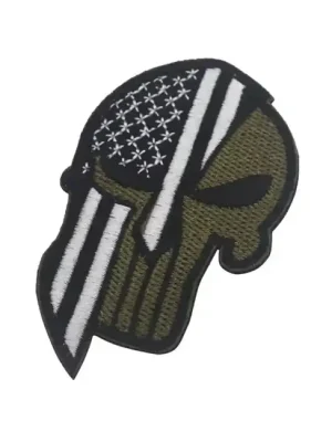 Pouze Dnes WARAGOD Vyšívaná nášivka Punisher, USA černá