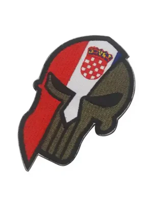 WARAGOD Vyšívaná nášivka Punisher, Chorvatsko Časově Omezené
