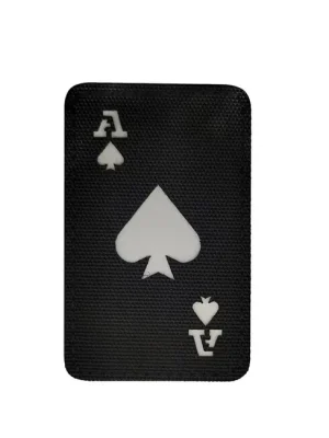 Pokerové karty WARAGOD s nášivkou Pikové eso, černé Víkendová Akce