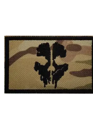 WARAGOD Vyšívaná nášivka Call of Duty ghost mask, multicam Nová Kolekce