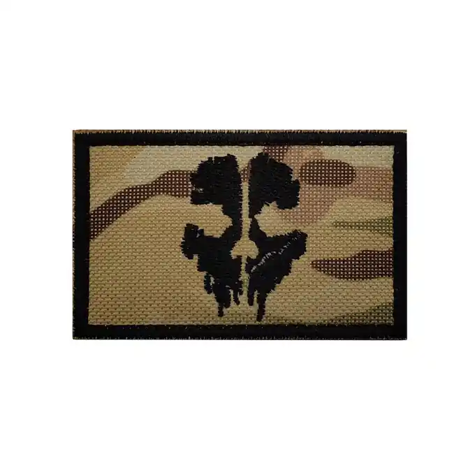 WARAGOD Vyšívaná nášivka Call of Duty ghost mask, multicam Nová Kolekce