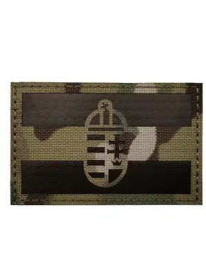 Must-Have WARAGOD CP Kamuflážní nášivka s vlajkou země, Maďarsko