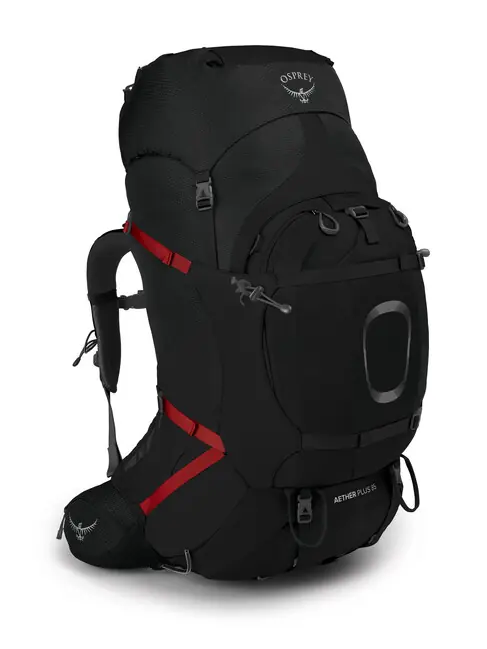 Pouze Dnes Turistický batoh OSPREY AETHER PLUS 85, černá