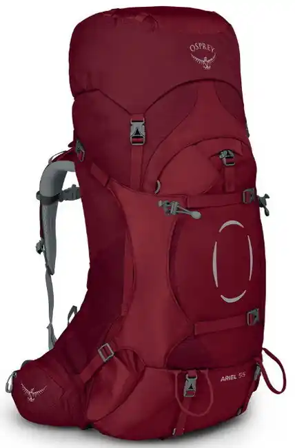 Výhodná Nabídka Turistický batoh OSPREY ARIEL 55 II, claret red