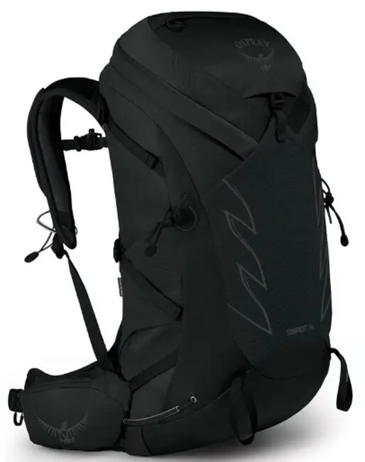 Vysoce Kvalitní Turistický batoh OSPREY TEMPEST 34 III, stealth black