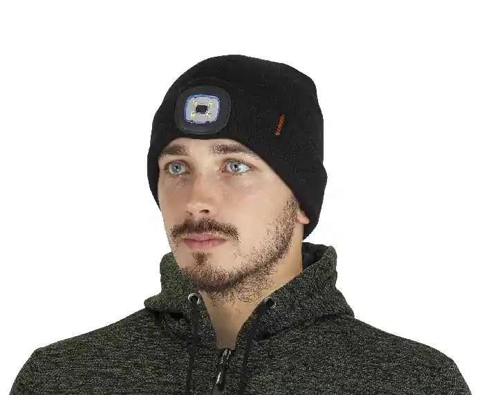 Novinka Kšiltovka BENNON s LED svítilnou LUMOS USB LED, černá