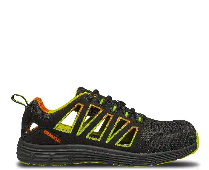 Sportovní polobotky BENNON REBEL S1P ESD Low, zelené Nakupujte Hned