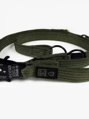 K9 Thorn Odnímatelné vodítko s přední rukojetí Kong Frog, olivová barva Finální Výprodej