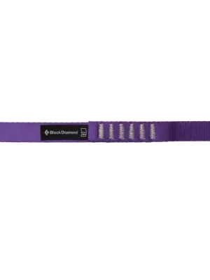 Akce Nylonový běžecký pás Black Diamond Loop 18 Mm, 240 cm, fialový