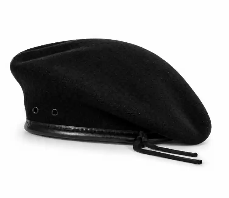 Bezpečná Platba WARAGOD Stolthet vlněný baret, černý