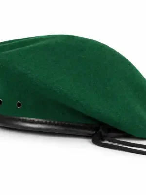 Vysoce Kvalitní WARAGOD Stolthet vlněný baret, zelený
