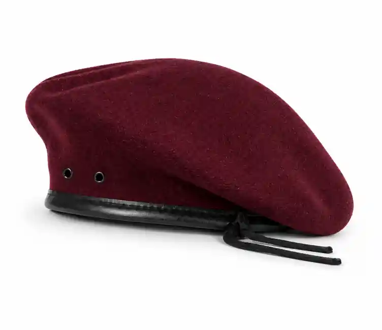 Aktuální WARAGOD Stolthet vlněný baret, vínově červený