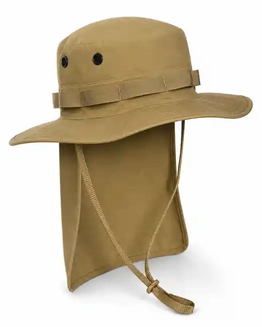 WARAGOD HÖSK boonie klobouk s prodlouženou ochranou krku, coyote Expresní Doručení