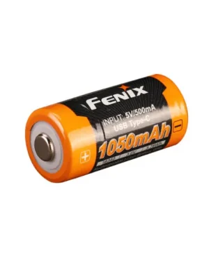 Fenix RCR123A 1050 mAh USB-C (Li-ion) nabíjecí baterie Sleva