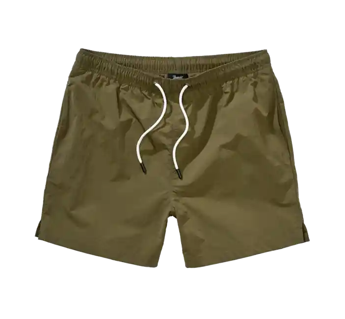 Finální Výprodej Brandit Swimshort Basic pánské plavky, olive