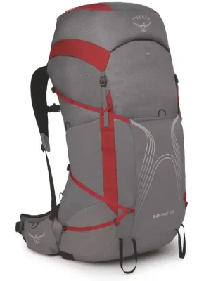 Výprodej OSPREY EJA PRO 55 batoh dale grey/poinsettia red M/L