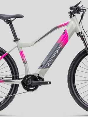 Horské elektrokolo CTM Ruby 27,5" šedá / růžová Přímo Od Výrobce