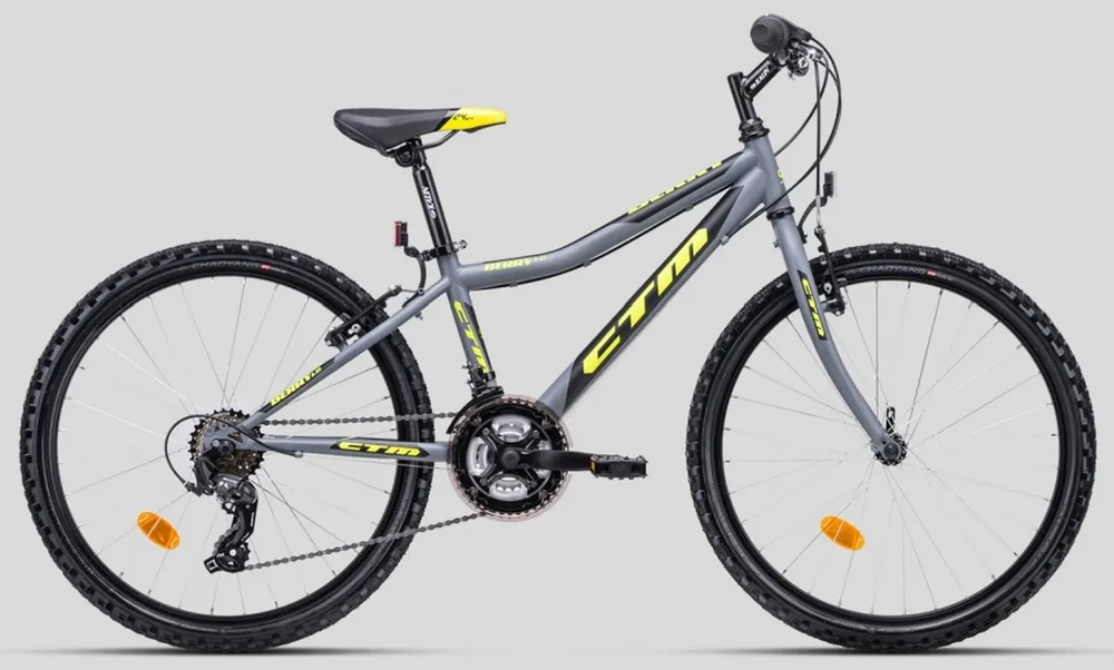 Dětské kolo CTM Berry 1.0 grey/yellow Hit Sezóny