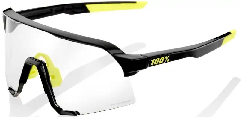 100% S3 Gloss black photochromatic Levný
