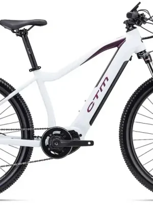 Pouze Dnes Horské elektrokolo CTM Ruby 27,5 bílá perleť/purpurová