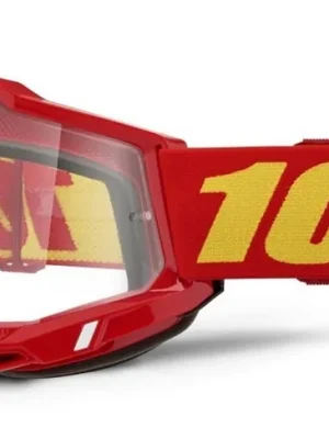 Akční Cena 100% AccuriI 2 Junior Goggle Red - Clear Lens