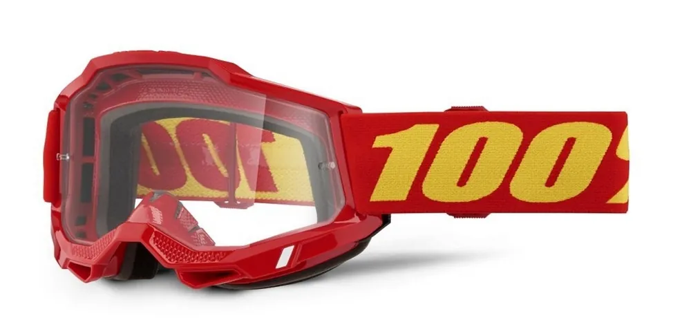 Akční Cena 100% AccuriI 2 Junior Goggle Red - Clear Lens