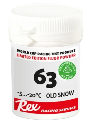 REX 63 Future Fluor Powder, -5°C až -20°C, starý a umělý sníh, 30g Nakupujte Hned