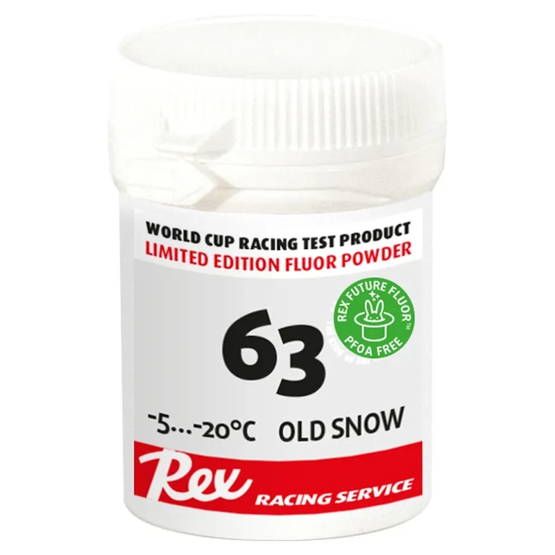 REX 63 Future Fluor Powder, -5°C až -20°C, starý a umělý sníh, 30g Nakupujte Hned